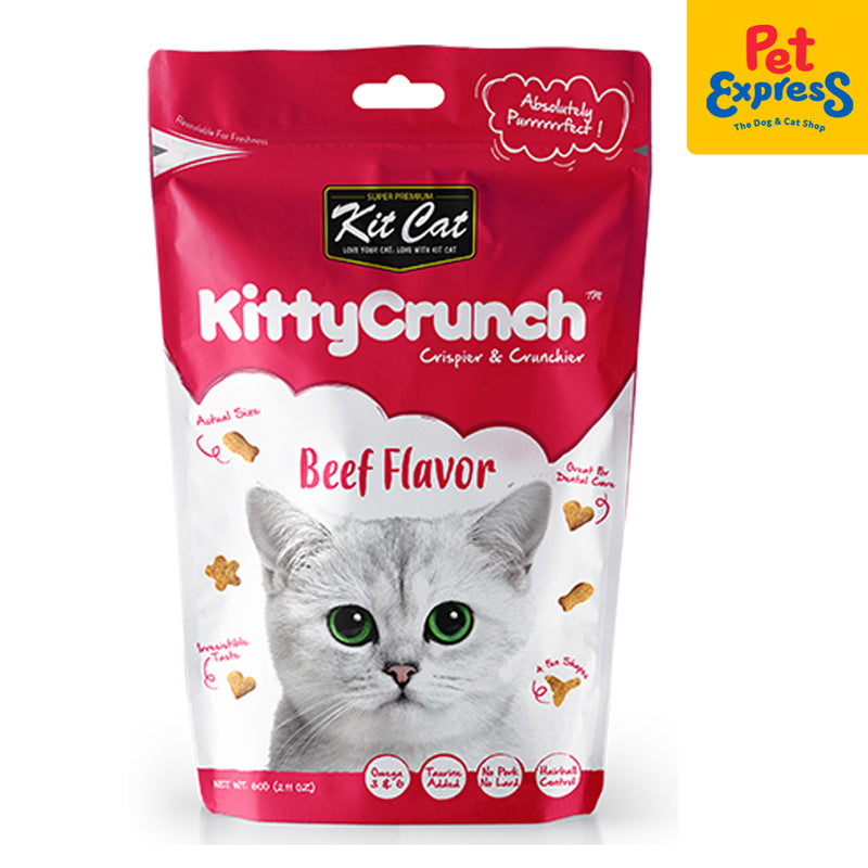 Kit Cat Kitty Crunch Beef Cat Treats 60g