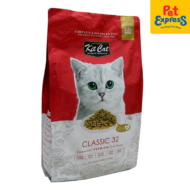 Kit Cat Classic 32 Dry Cat Food 5kg