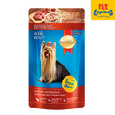 SmartHeart Adult Beef Wet Dog Food 130g (12 pouches)