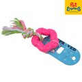 Approved Teether Star with Rope Dog Toy