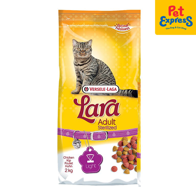 Lara Sterilize Chicken Dry Cat Food 2kg