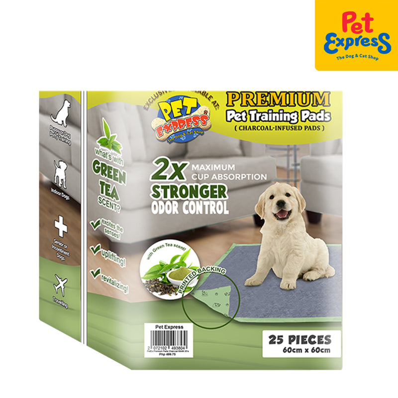 Pet Express Training Pads Charcoal 60x60 25s