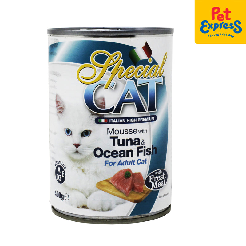 Special Cat Mousse Tuna and Oceanfish Wet Cat Food 400g (2 cans)