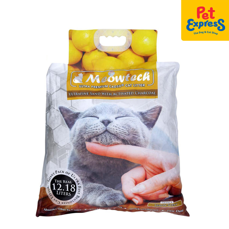 Meowtech Lemon Cat Litter 12.8L_front