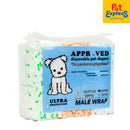 Approved Male Wrap Pet Diaper 12s Medium