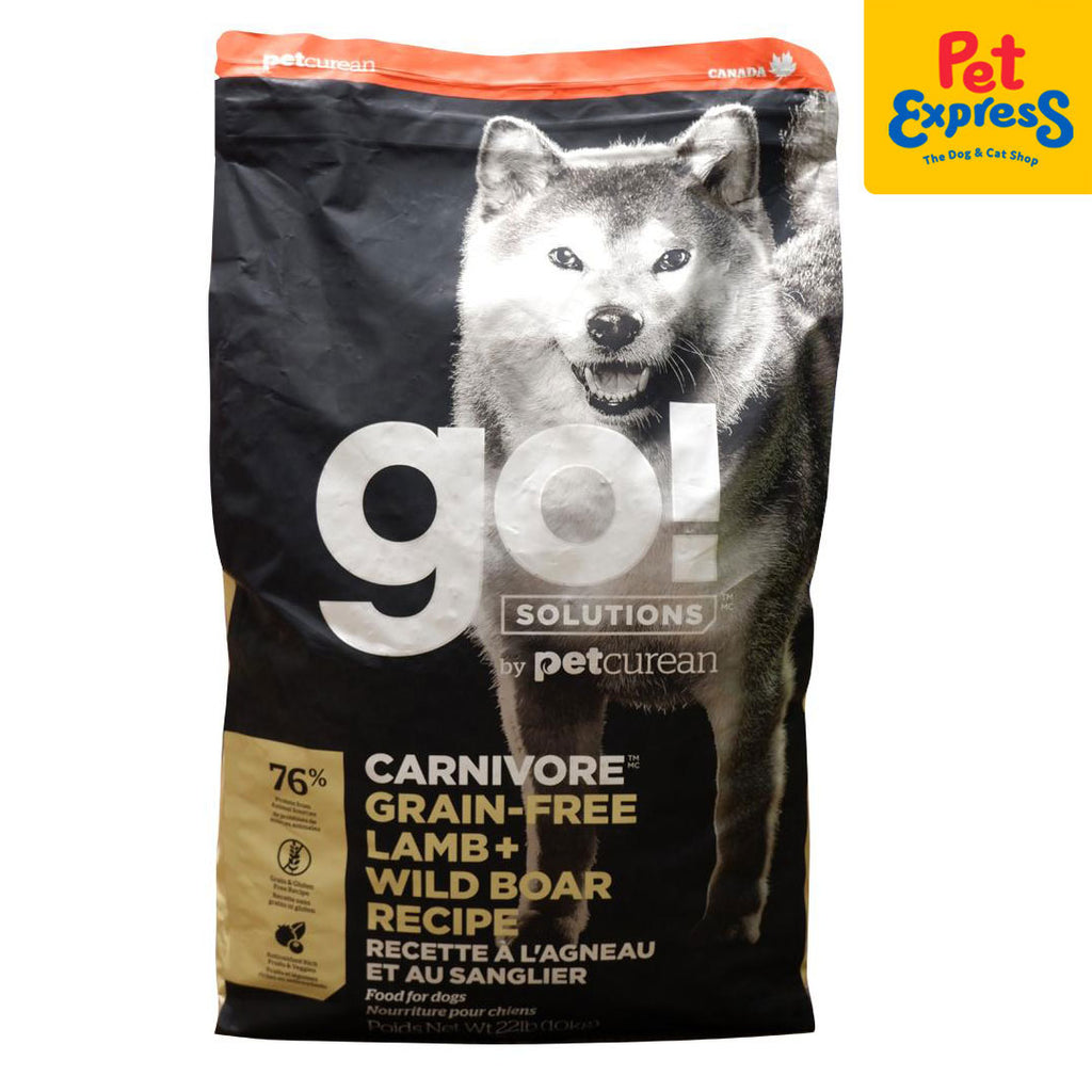 Go! Carnivore Lamb & Wild Boar Recipe Dry Dog Food 22lbs | Pet Express