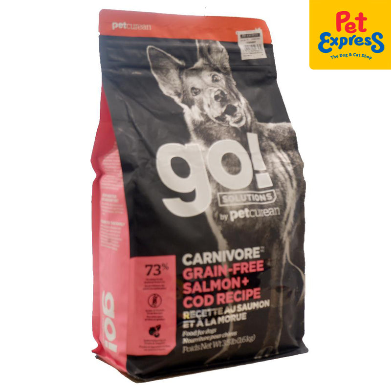 Go! Solutions Carnivore Grain Free Salmon and Cod Recipe Dry Dog Food 3.5lbs