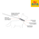 EzyDog Double Up Dog Collar Small Pink Camouflage