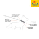 EzyDog Double Up Dog Collar Large Camouflage