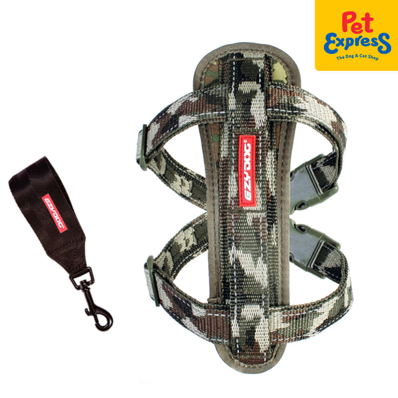 EzyDog Chestplate Dog Harness Medium Camouflage