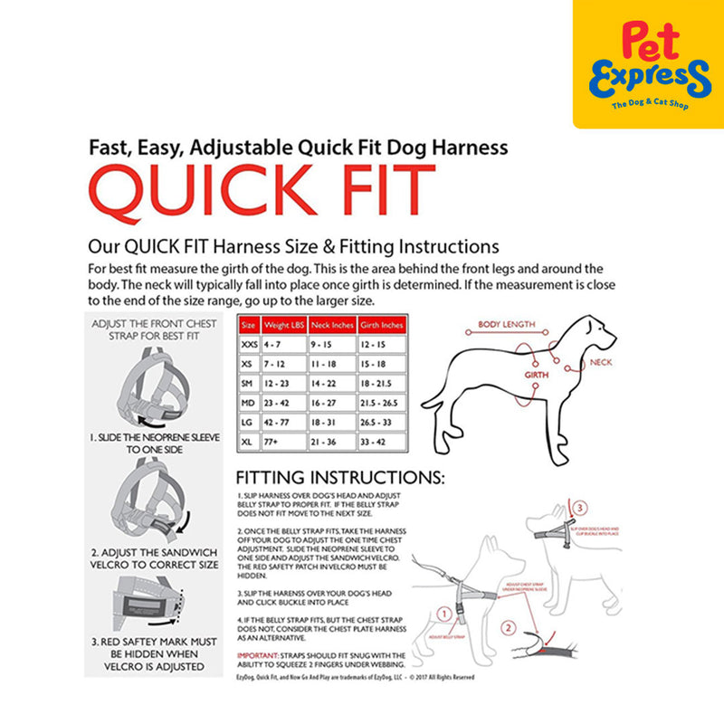 EzyDog Quickfit Dog Harness Medium Camouflage