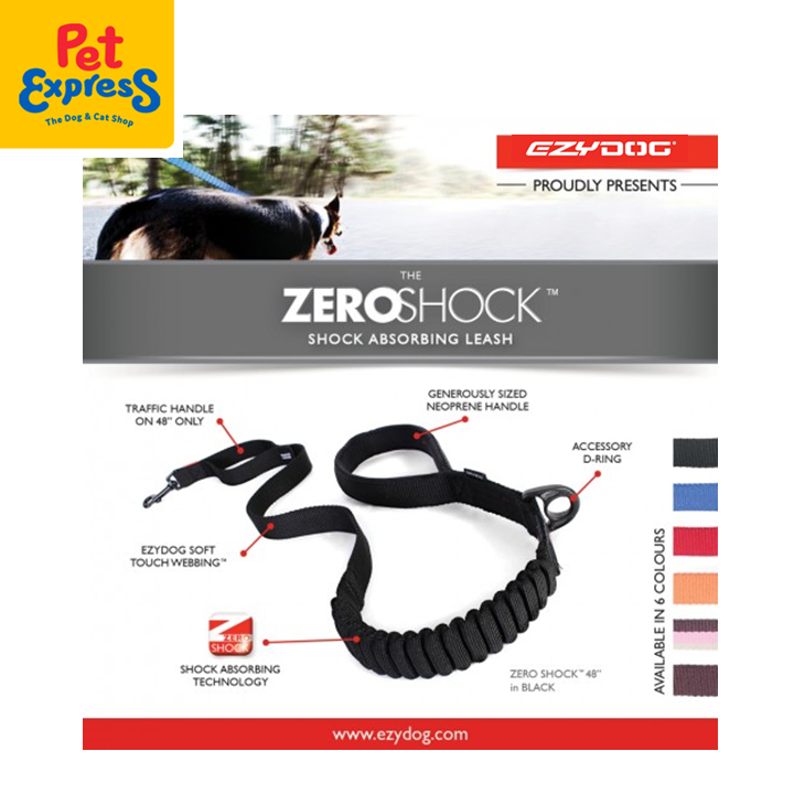 EzyDog Zero Shock Dog Leash 25 inches Camouflage