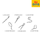 EzyDog Vario Lite Dog Leash 6 inches Red