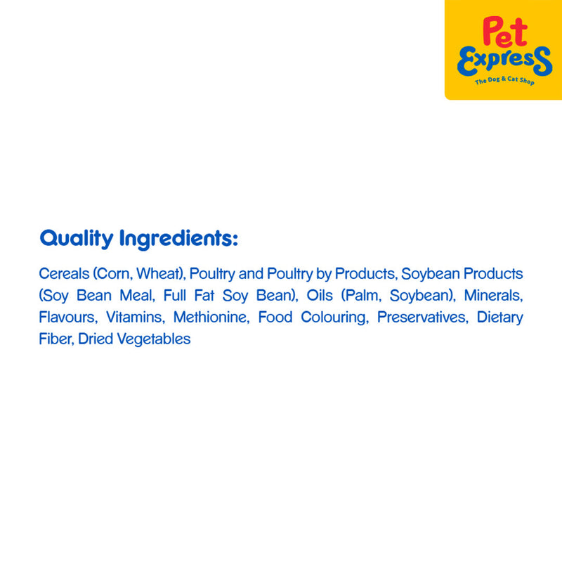 Pedigree Adult Chicken and Vegetables Dry Dog Food 10kg_ingredients
