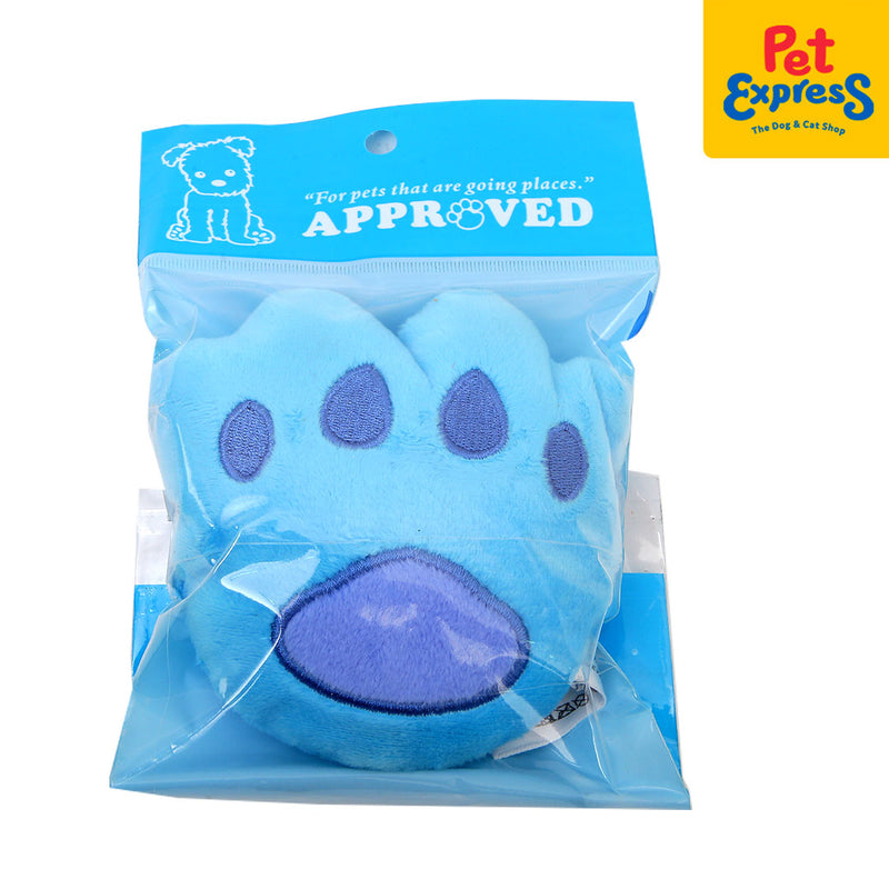 Approved Plush Paw Shape Dog Toy Blue_main