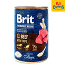 Brit Premium by Nature Beef with Tripe Wet Dog Food 400g (2 cans)
