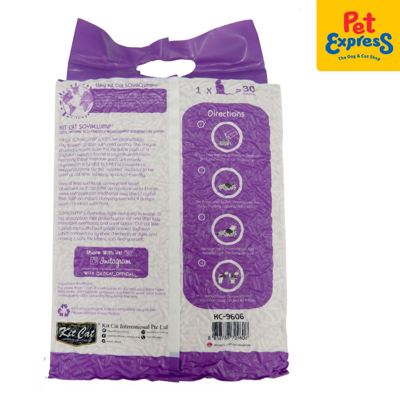 Kit Cat Soya Clump Lavender Cat Litter 7L