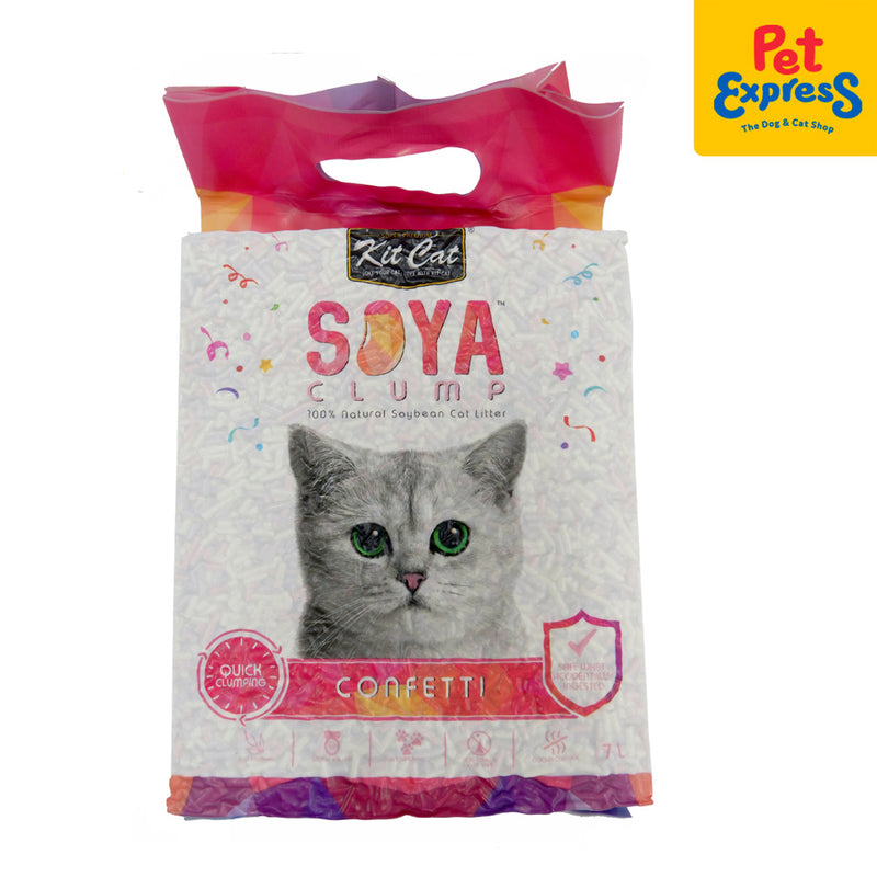 Kit Cat Soya Clump Confetti Cat Litter 7L