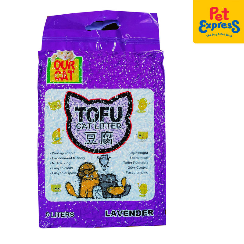 Our Cat Tofu Lavender Cat Litter 6L
