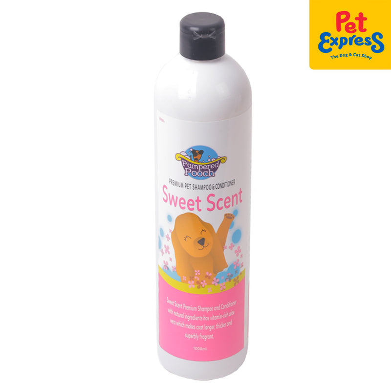 Pampered Pooch Sweet Scent Dog Shampoo 1000ml
