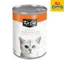 Kit Cat Grain-Free Tuna and Prawn Wet Cat Food 400g (2 cans)