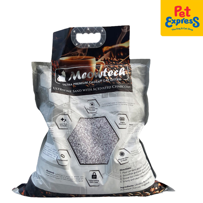 Meowtech Coffee Cat Litter 12.8L_back