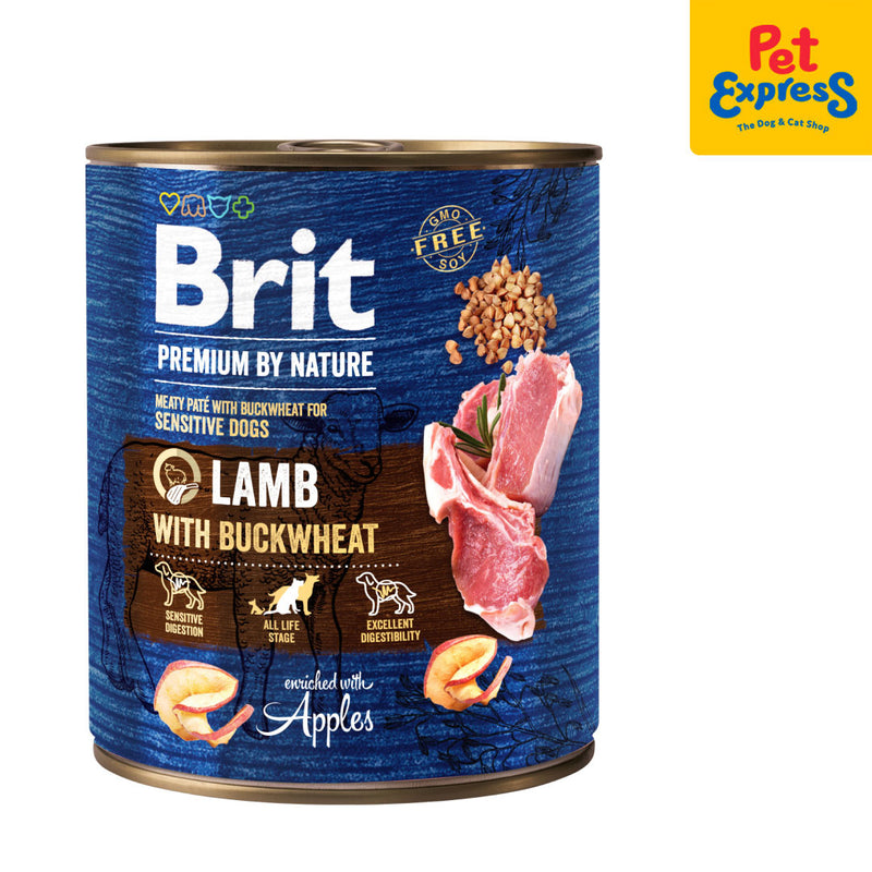 Brit Premium by Nature Lamb with Buckwheat Sensitive Wet Dog Food 800g