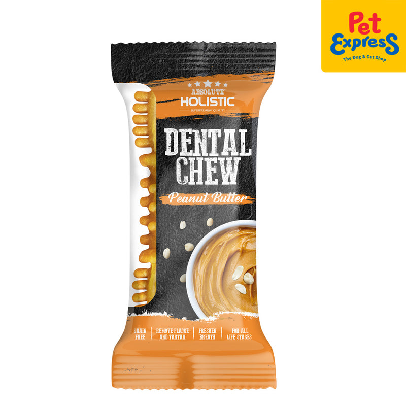 Absolute Holistic Dental Chew Peanut Butter Dog Treats 25g