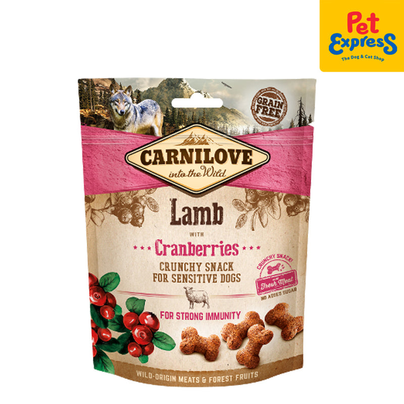Carnilove Crunchy Snack Lamb with Cranberries Dog Treats 200g