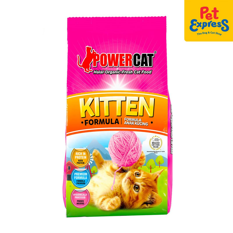 Power Cat Kitten Dry Cat Food 1.2kg_front
