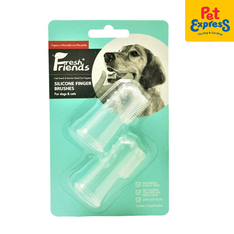 Fresh Friends Silicone Finger Brush 2s