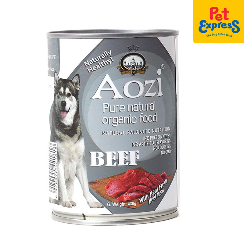 Aozi Beef Wet Dog Food 430g (2 cans)