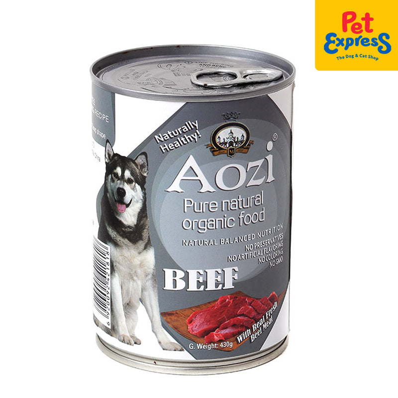 Aozi Beef Wet Dog Food 430g (2 cans)