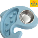 Approved Dog Bowl Fish Shape Blue 4134