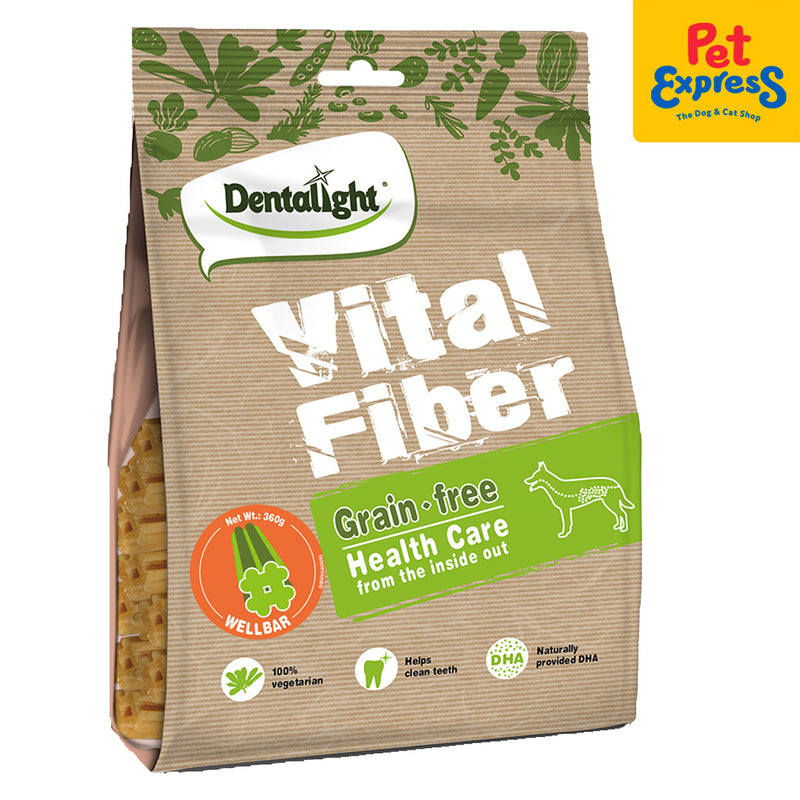 Dentalight Vital Fiber Grain Free Wellbar Stick Health Care Dog Treats 32s 360g