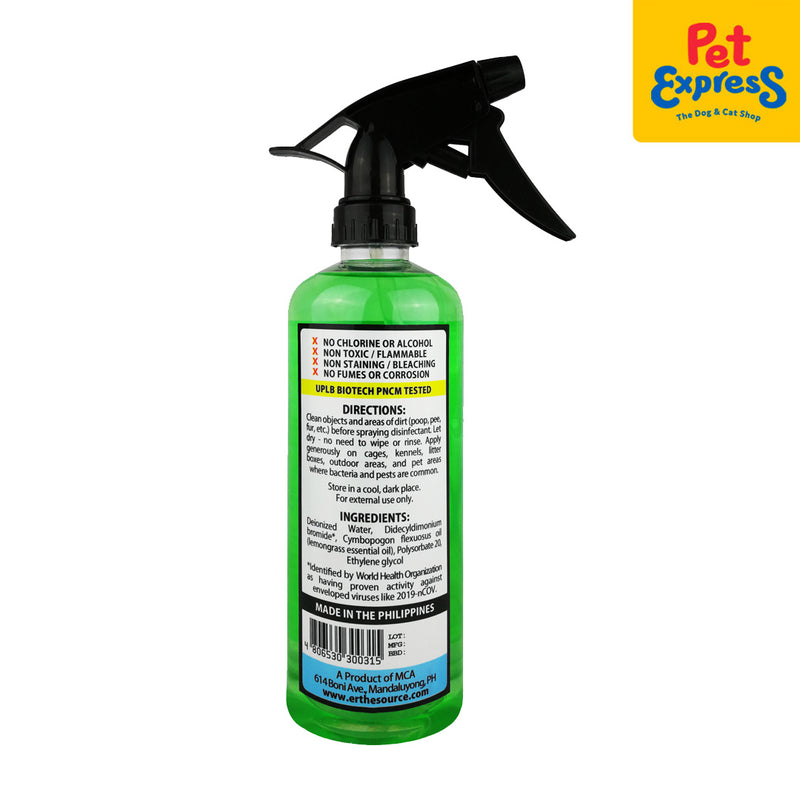 Muddy Paws Area Disinfectant and Deodorizer Pet Spray 500ml