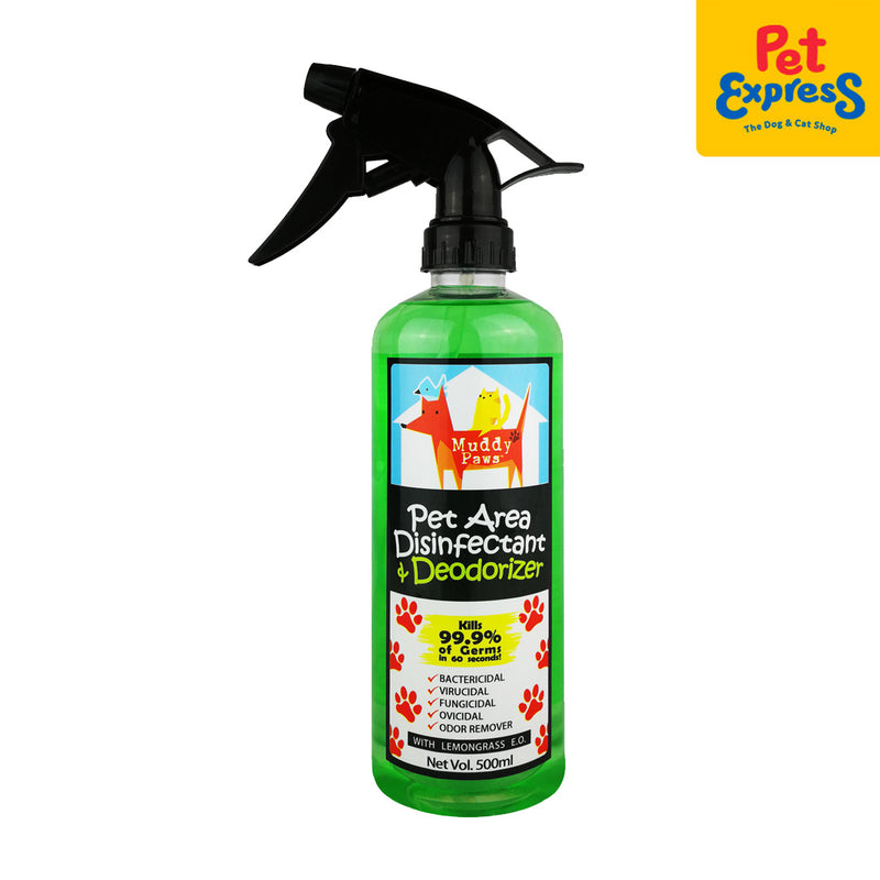 Muddy Paws Area Disinfectant and Deodorizer Pet Spray 500ml