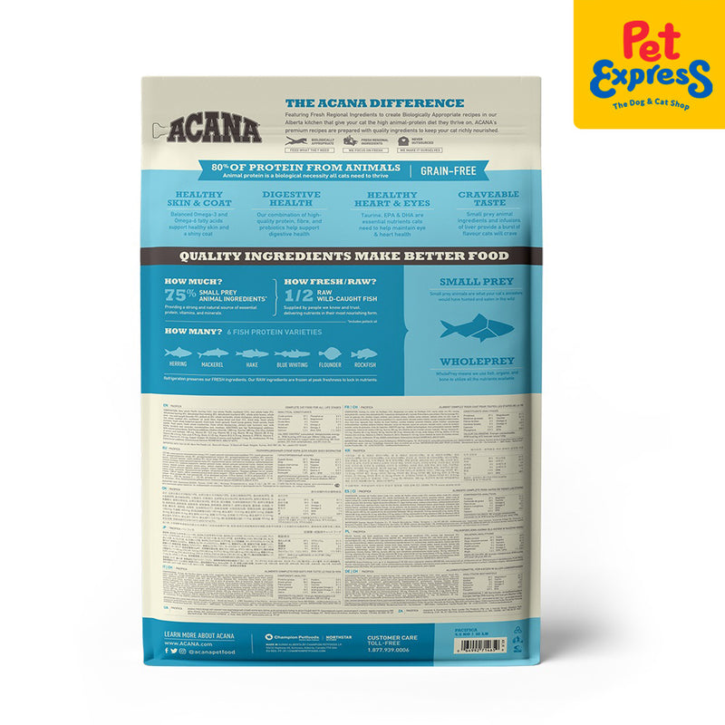 Acana Pacifica All Life Stages Dry Cat Food 4.5kg