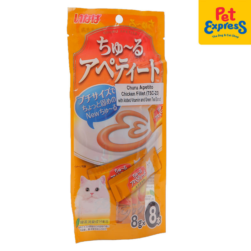 Inaba Churu Apetito Chicken Fillet Sticks Cat Treats 8gx8 (TSC-23)