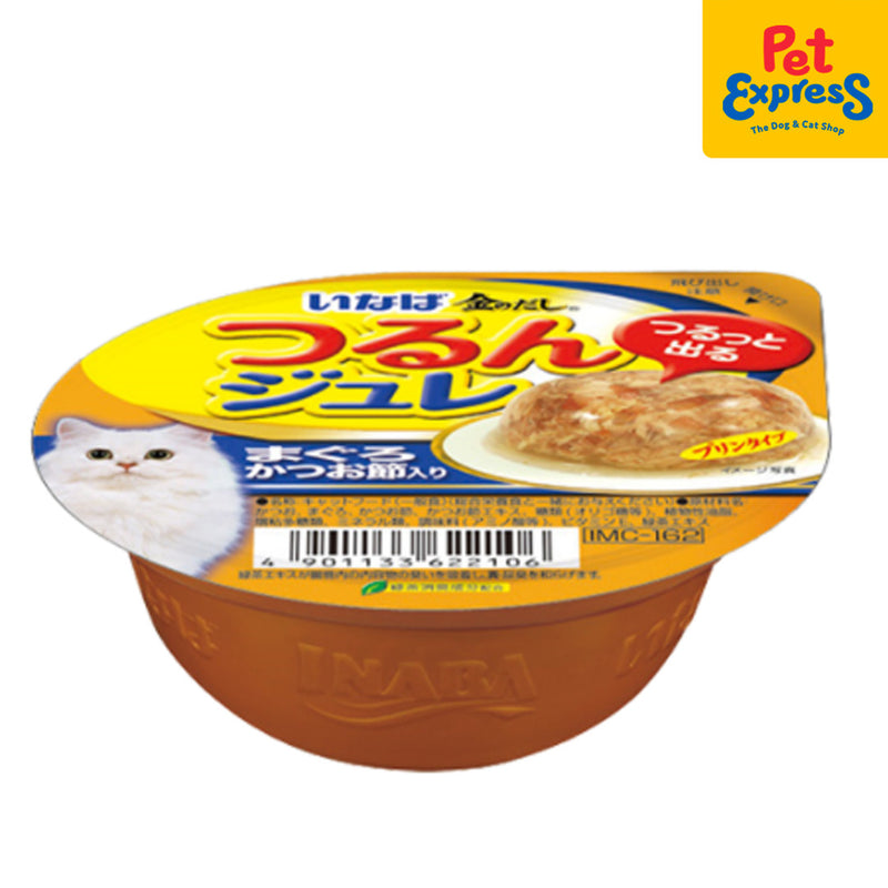Inaba Jelly Cup Tuna Flake with Sliced Bonito Wet Cat Food 65g (IMC-162) (6 pcs)