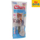 Inaba Churu Tuna with Scallop Recipe Sticks Cat Treats 14gx4 (USA-604B)