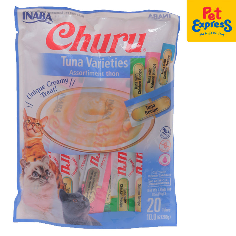 Inaba Churu Tuna Varieties Sticks Cat Treats 14gx20 (USA-621A)
