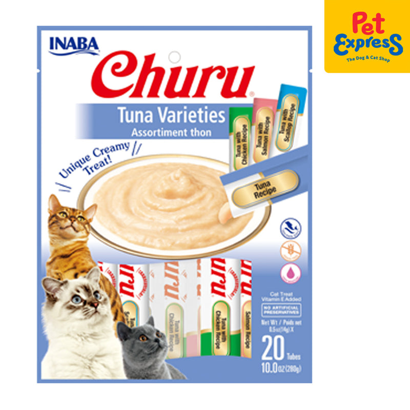 Inaba Churu Tuna Varieties Sticks Cat Treats 14gx20 (USA-621A)