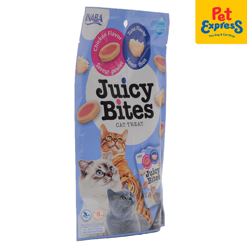 Inaba Juicy Bites Tuna and Chicken Cat Treats 11.3g (USA-701)