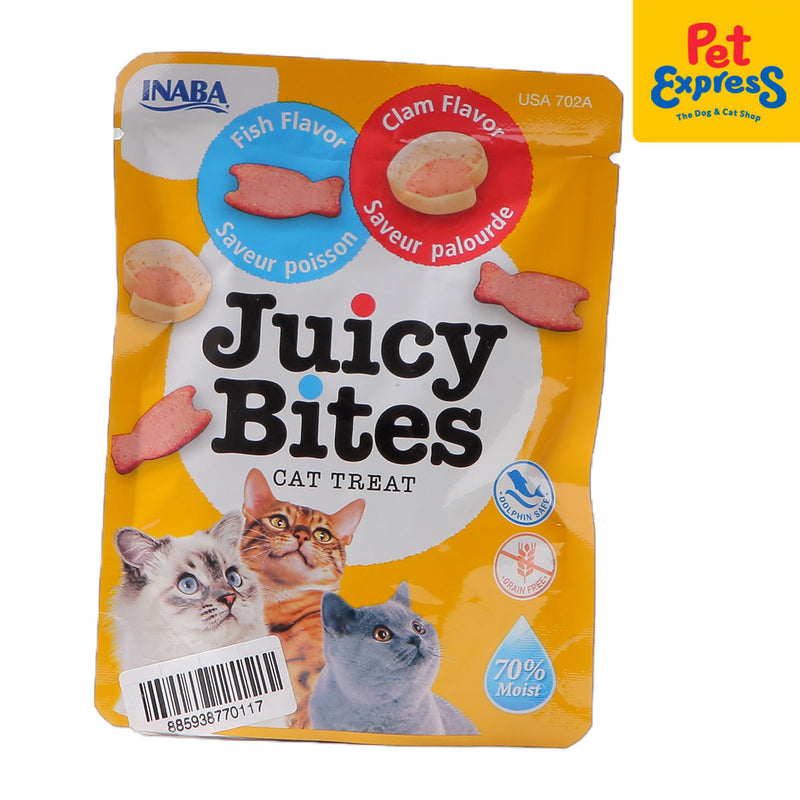Inaba Juicy Bites Fish and Clam Single Cat Treats 11.3g (USA-702A)