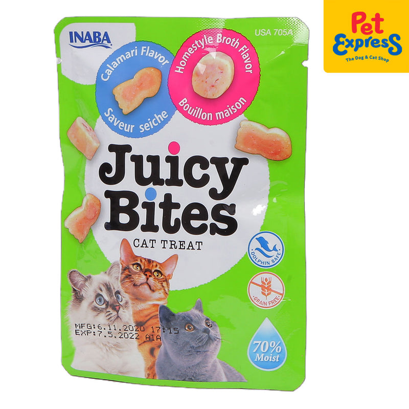Inaba Juicy Bites Homestyle Broth and Calamari Single Cat Treats 11.3g (USA-705A)