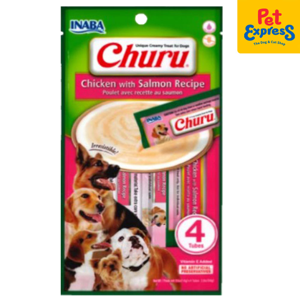 Inaba Churu Chicken with Salmon Recipe Dog Treats 14gx4 USD 613