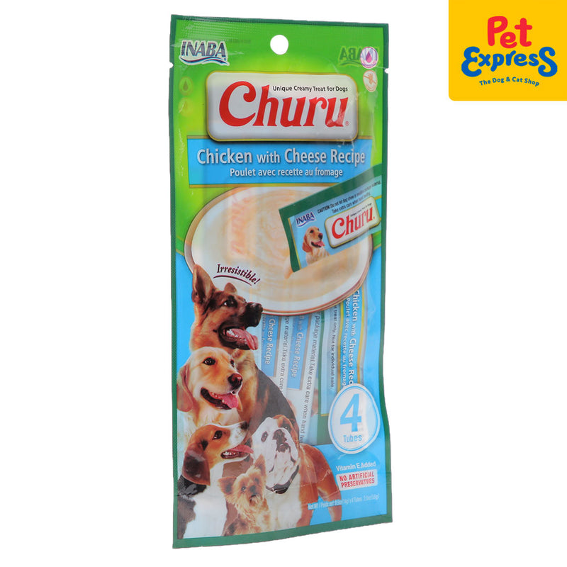 Inaba Churu Chicken with Cheese Recipe Dog Treats 14gx4 (USD-614)