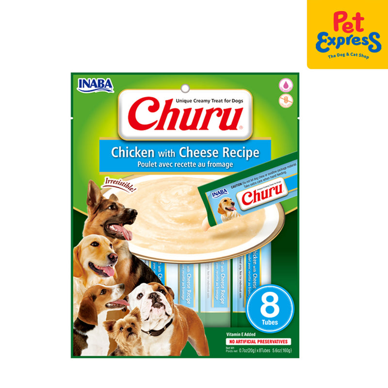 Inaba Churu Chicken with Cheese Recipe Dog Treats 20gx8 (USD-604)