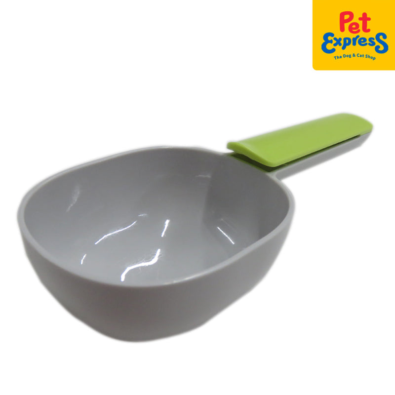 Approved Food Scooper with Sealing Clip Green 1253